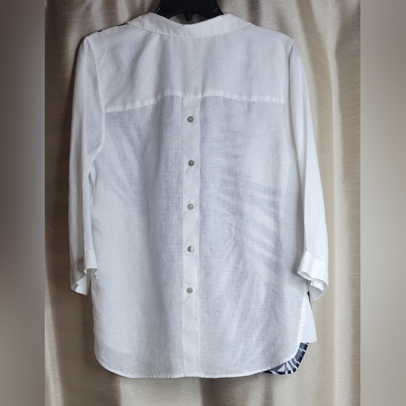 Chico's palm leaves tunic - Picture 2 of 6